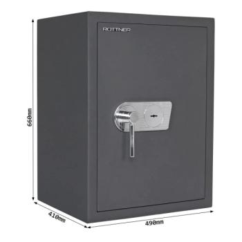 Rottner Kurzwaffentresor EN-1 KWT- 65 IT Elektronikschloss schwarz S00360
